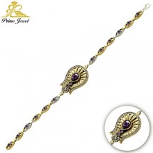 Gümüş Otantik Taşlı Biezik /Bileklik